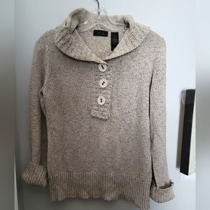 Vintage Composites by Liz Claiborne Hooded Cotton Blend Sweater